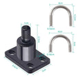 Bike Hitch Trailer Bicycle Towing Coupler Connector Home Garage Road