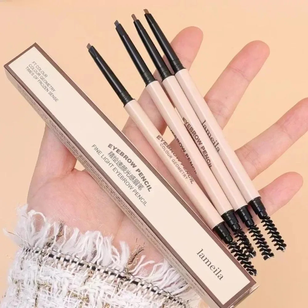 Professional Waterproof Matte Eyebrow Pen Dual Tip Brush Pencil Tint Zpaxo