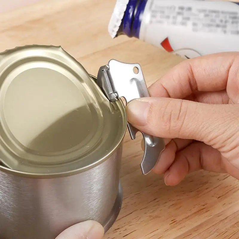 Manual Can Openers Stainless Steel Hand Held Opener Jar Camping