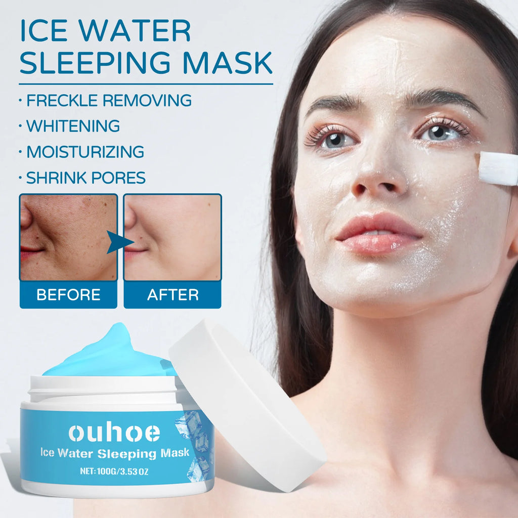 Moisturizing Sleeping Mask Fade Melanin Remove Dark Spots Shrink Pores Anti-Aging Hydrating Whitening Firm Wash-Free Face Mask Zpaxo