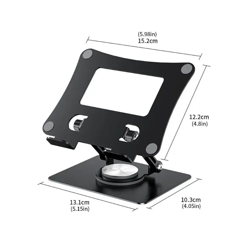 Adjustable Laptop Stand 360 Degree Rotatable Base Foldable Holder Zpaxo