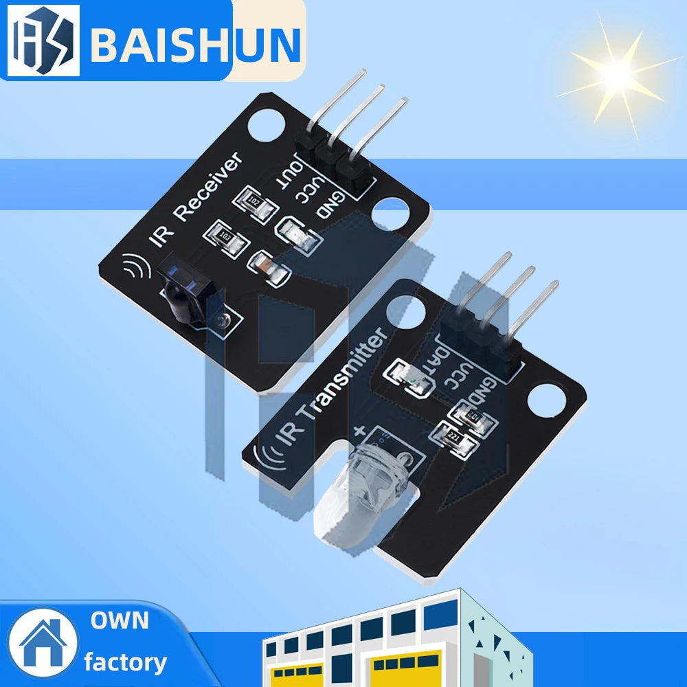 38kHz IR Transmitter Receiver Module Arduino Infrared Sensor Compat Zpaxo