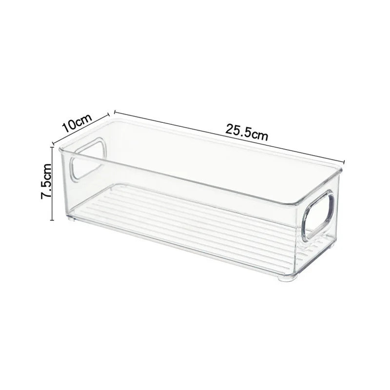 Kitchen Refrigerator Storage Box Transparent Vegetable Fruit Desktop