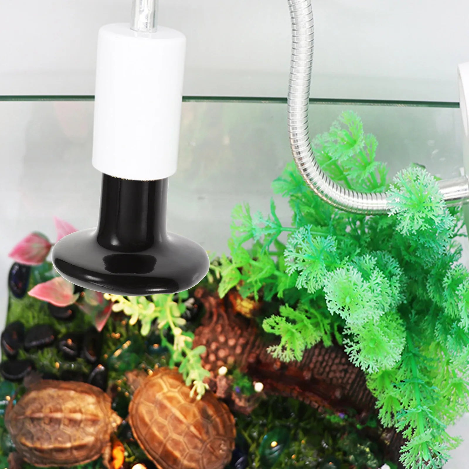 Ceramic Reptile Heating Lamp 24H Heat Emitter Terrariums No Light