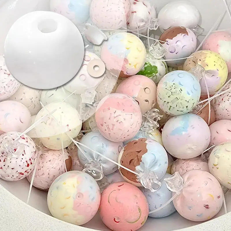 Stress Ball Making Kit Pressure Ball Milky Making Kit Noisy Sand Expander Tool Glutinous Stress Relief Base Container For Adults Zpaxo