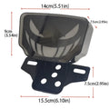 LED Design Motorcycle Tail Lights Dynamic Flash Devil Eye Integration Zpaxo 1 tail light