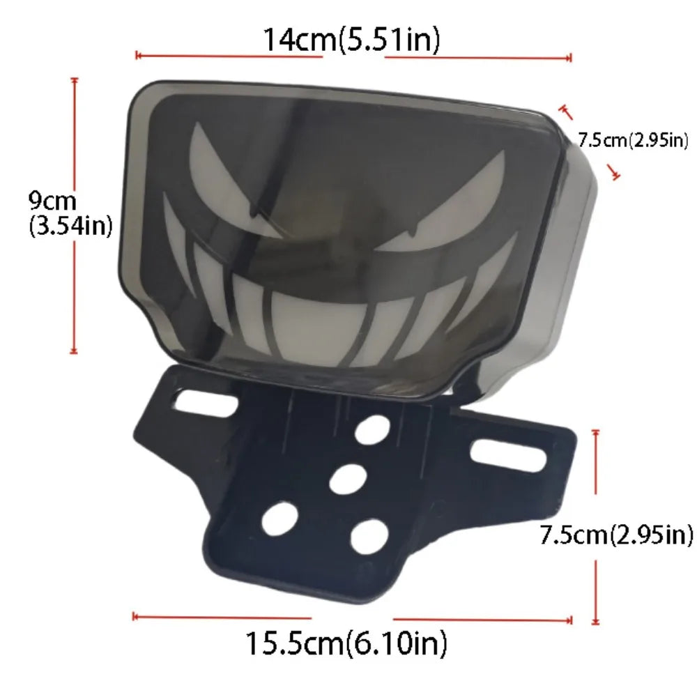 LED Design Motorcycle Tail Lights Dynamic Flash Devil Eye Integration Zpaxo 1 tail light