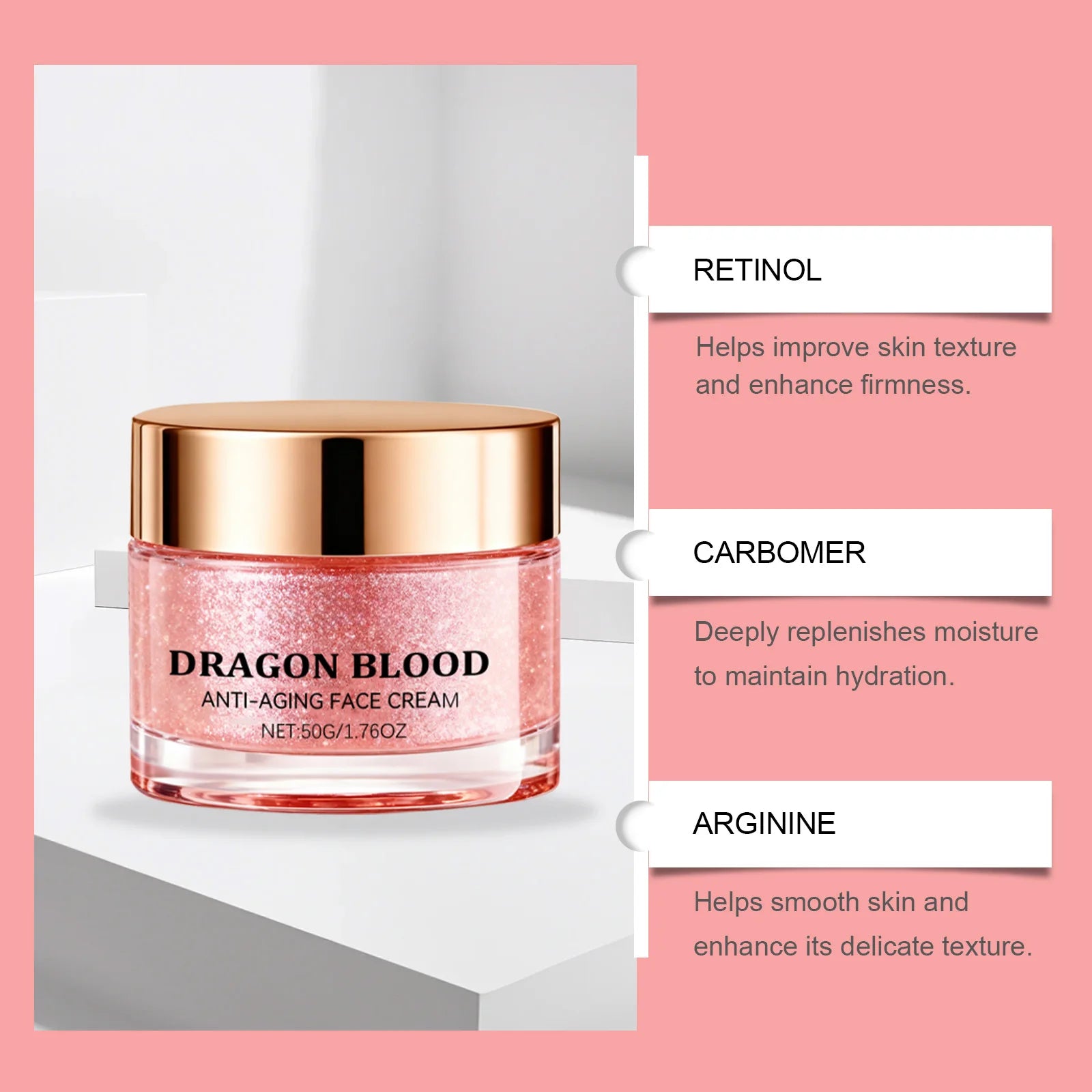 Dragon Blood Anti-Aging Cream & Serum Set | Retinol Firming Anti-Aging Skincare Set Zpaxo