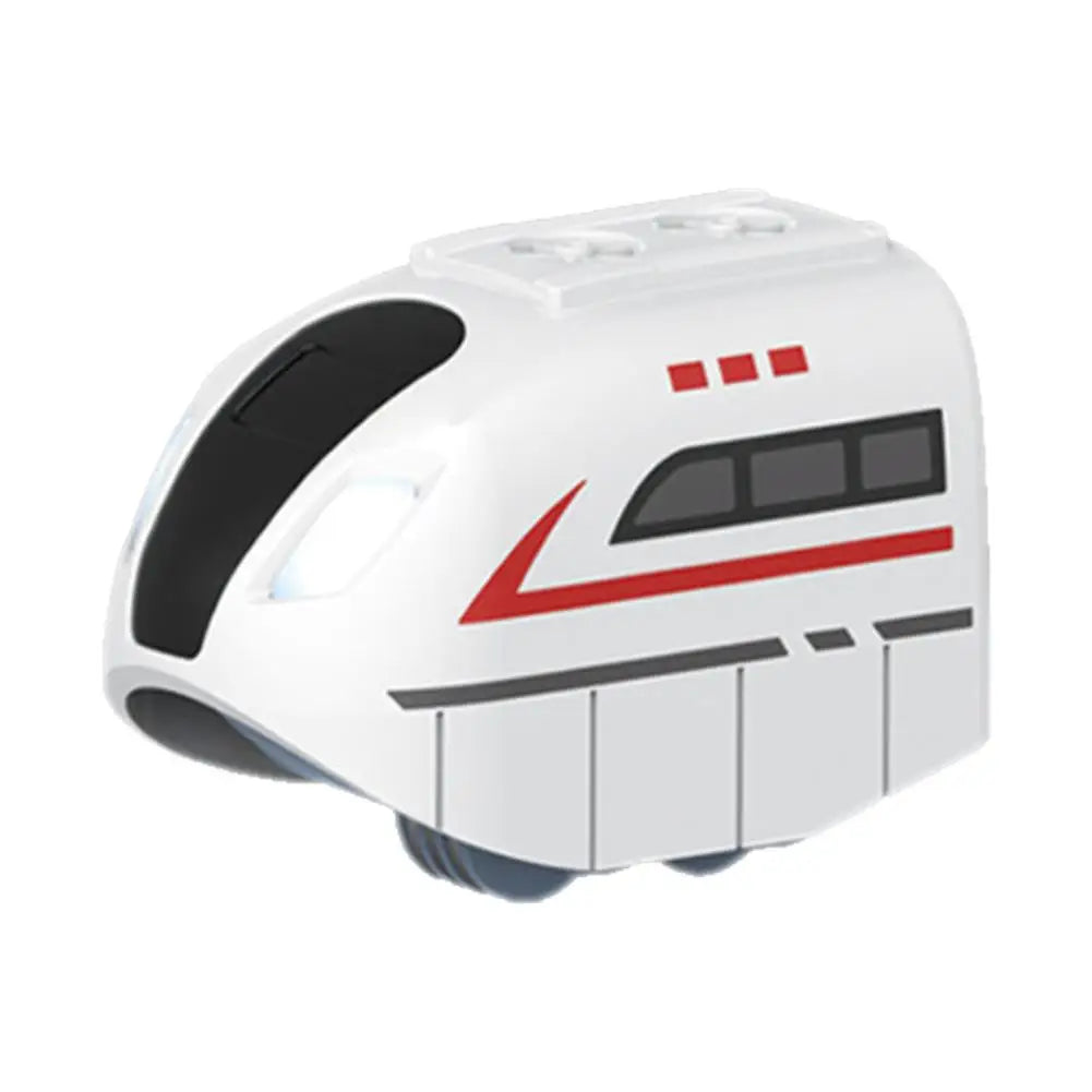 Magnetic Electric Train Toy Set – Kids Educational Gift Electric Train Set Zpaxo white black