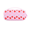 Travel Carrying Case Portable Carry Case Hard Case Pouch for Switch 2 Console & Storage Bag strawberry leaf themed accessories Zpaxo Pink