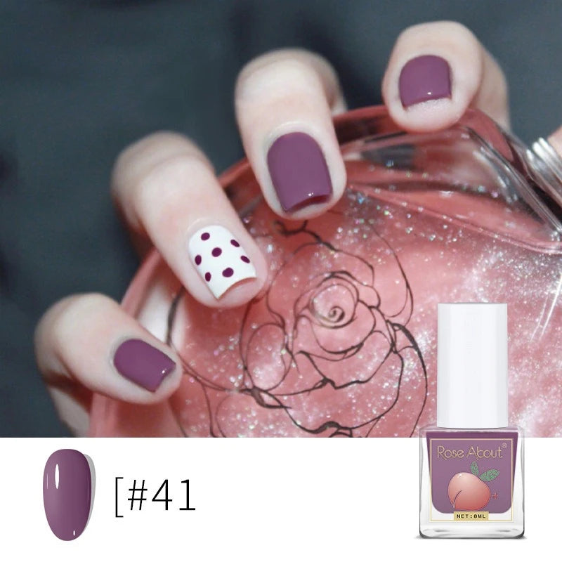 Water-based Peel-off Nail Polish No UV Lamp Needed Long-lasting