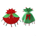 Christmas Pet Wrap Ventilated Fabric Holiday Party Costume Small