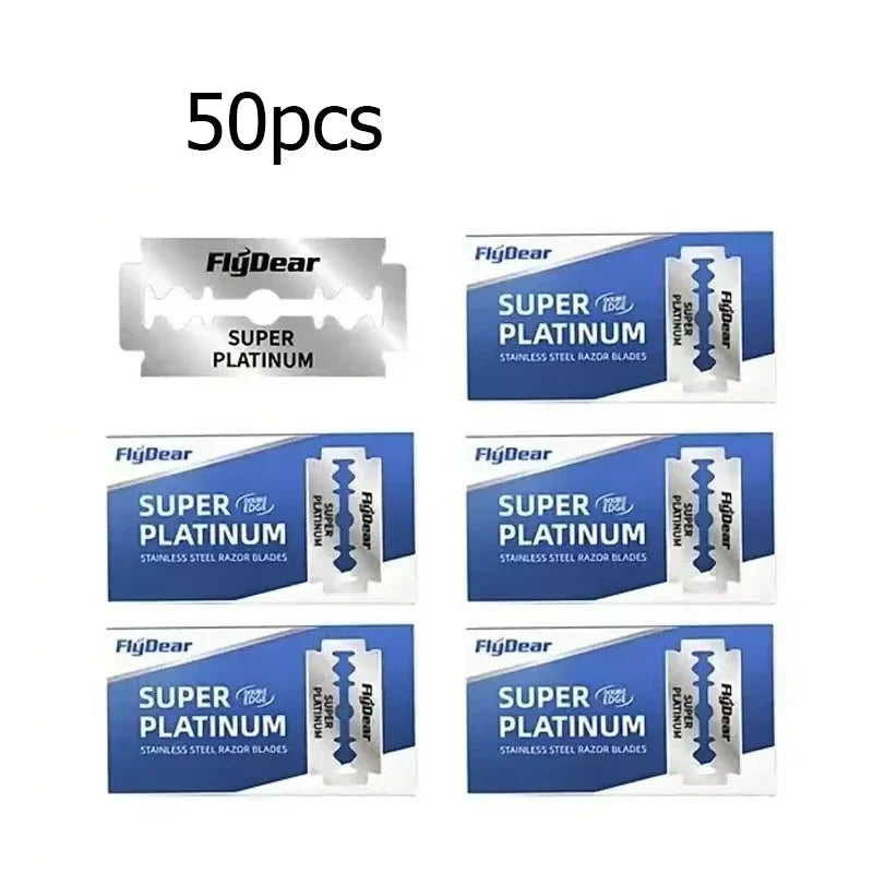 Double Edge Safety Razor Blades 10–100 Pack | Stainless Steel Safety Razor Blades Zpaxo 115-50Blades