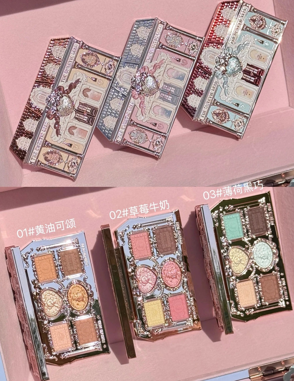 Flower Knows Eyeshadow Palette Sweetie Bear Collection 6-color Face Zpaxo