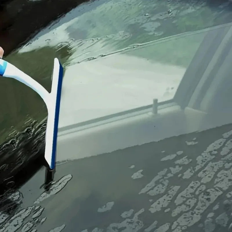 T-Style Car Ice Scraper & Squeegee – Winter Windshield Tool Car Ice Scraper Zpaxo