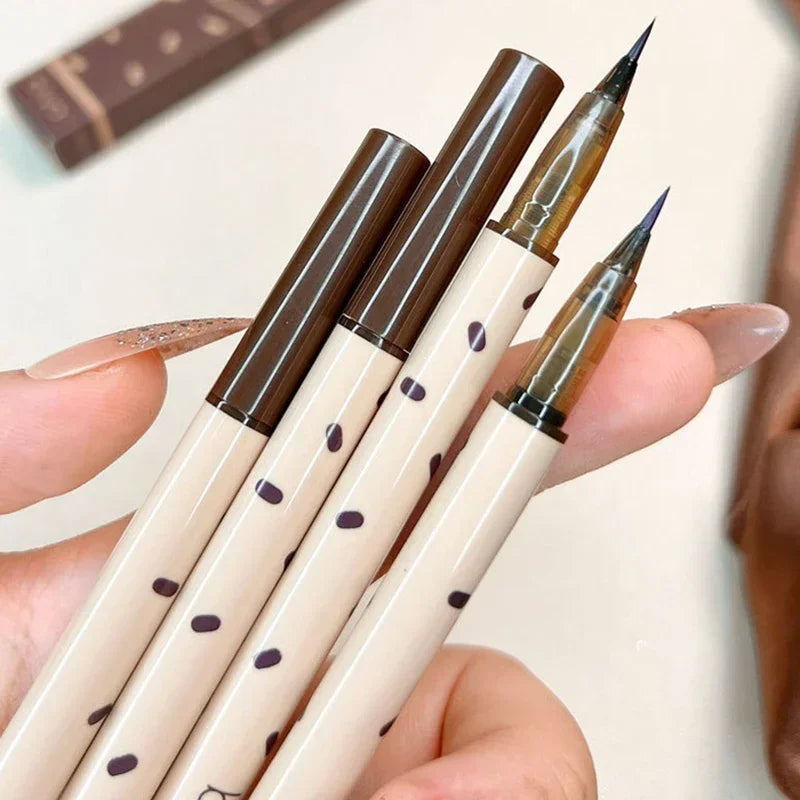 Ultra Thin Black Brown Lower Eyelashes Eyeliner Pen Long Lasting Liquid Eyeliner Pencil Waterproof Quick-Dry Eyes Liner Pencils Zpaxo