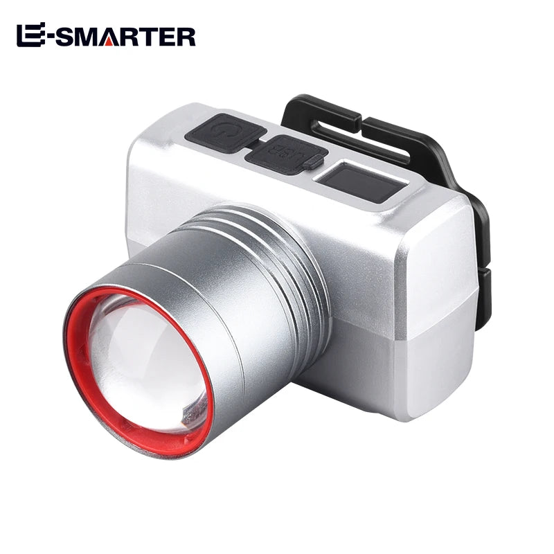 ESMARTER LED Headlamp Digital Zoom – Camping & Hiking Light