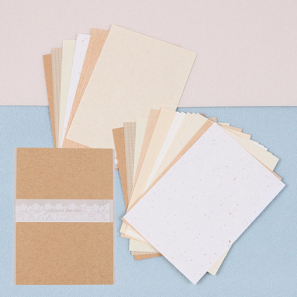 20Pcs Textured Scrapbook Paper Mixed Special Craft Paper for DIY Scrapbooking Art Crafts Junk Journalling Zpaxo