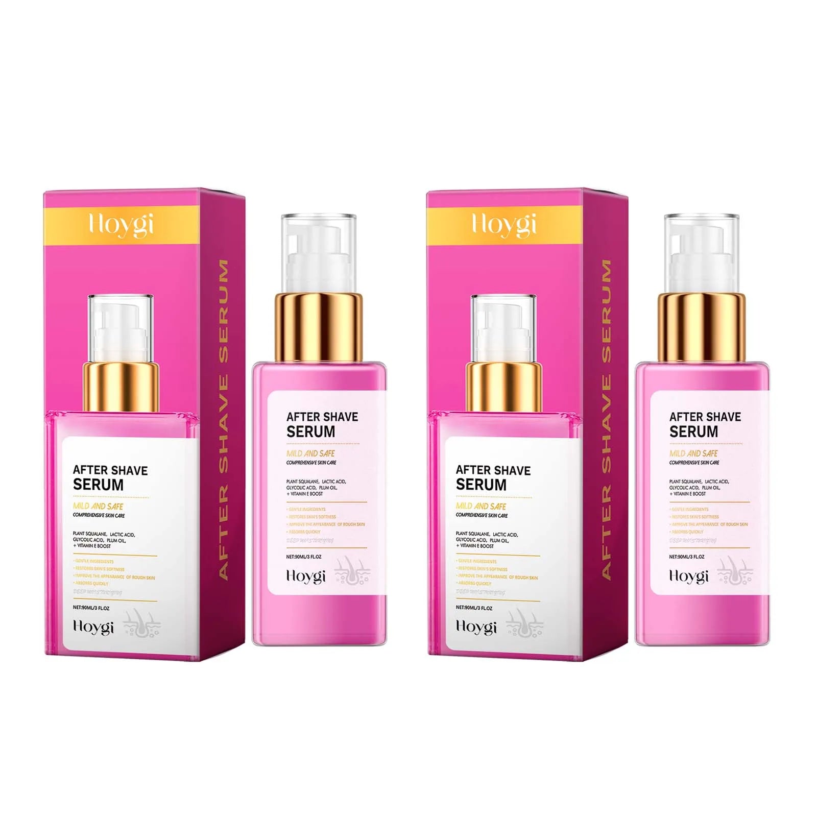 Hoygi After Shave Serum – Soothing Post-Shave Essence 90ml After Shave Serum Zpaxo 2Pcs 90ml