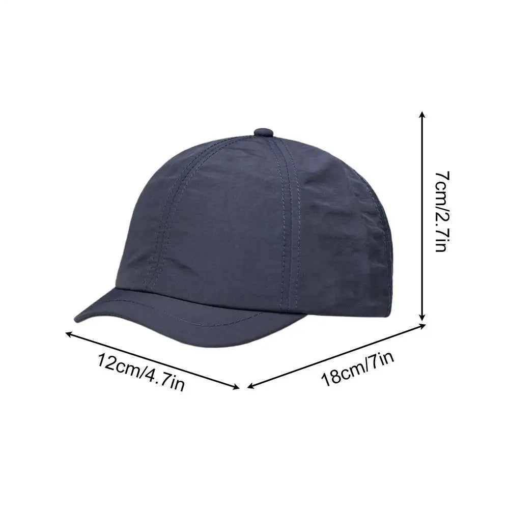 Unisex Quick-Dry Baseball Cap – Breathable Sun Protection Hat Baseball Cap Zpaxo Navy Blue