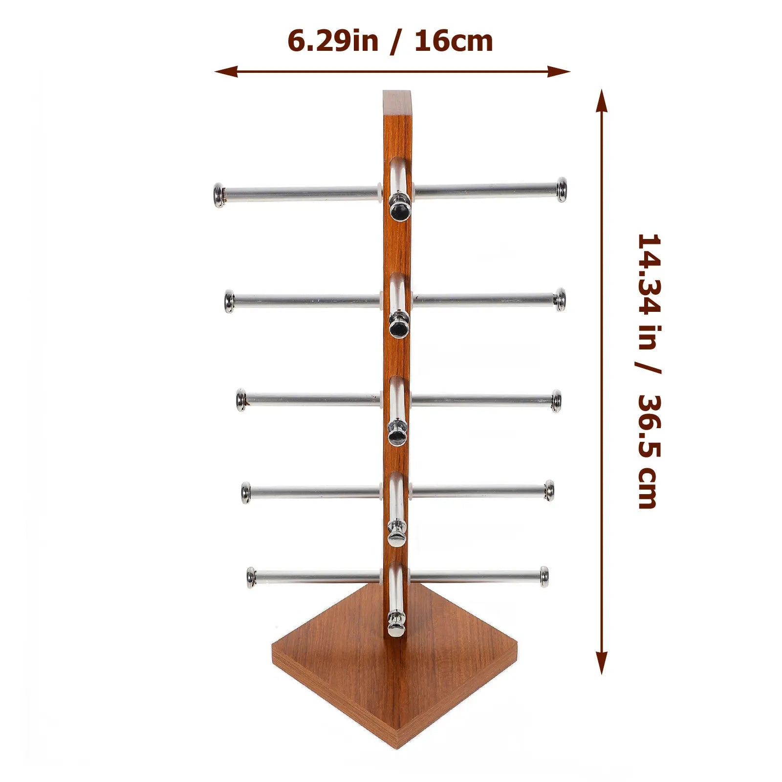Space-saving Multi-tier Glasses Holder Stand Desktop Display Rack