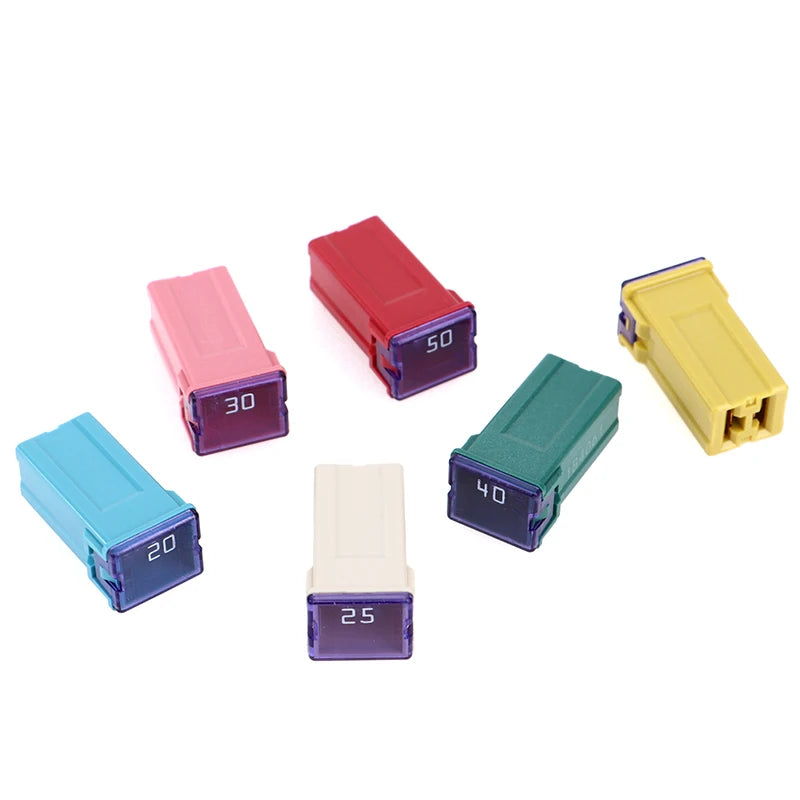Mini Square Fuse 32V 20A 25A 30A 40A 50A60A Automotive Car Fuse With Plastic Box Zpaxo