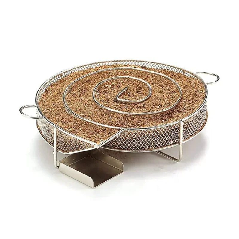 Stainless Steel Cold Smoke Generator Rack | BBQ Mesh Tool BBQ Smoke Rack Zpaxo