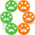 Cat Claw Silicone Hair Remover 4pcs Washing Machine Clothes Dust Hair Collector Double-Sided Reusable Washable Cleaning Tools Zpaxo 6pcs