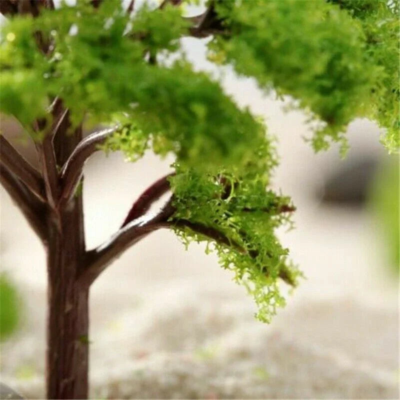 Miniature Model Trees 4–8cm | Railway Fairy Garden DIY Decor