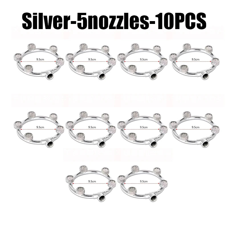 Agricultural Sprayer Imported Nozzle Multi Head Atomizing Round Tip Zpaxo 5Nozzles 10PCS
