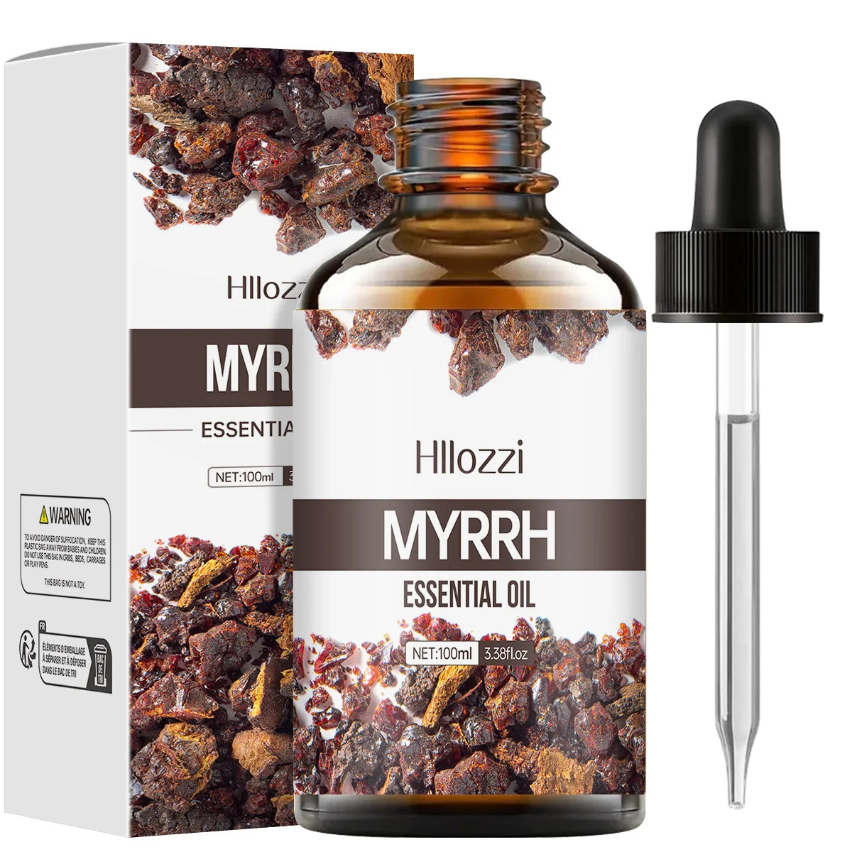 100ml/60ml/30ml Myrrh Essential Oil Skin care essential oils Suitable for all skin types Long-lasting fragrance Aromatherapy Zpaxo 100ML MYRRH Other MYRRH