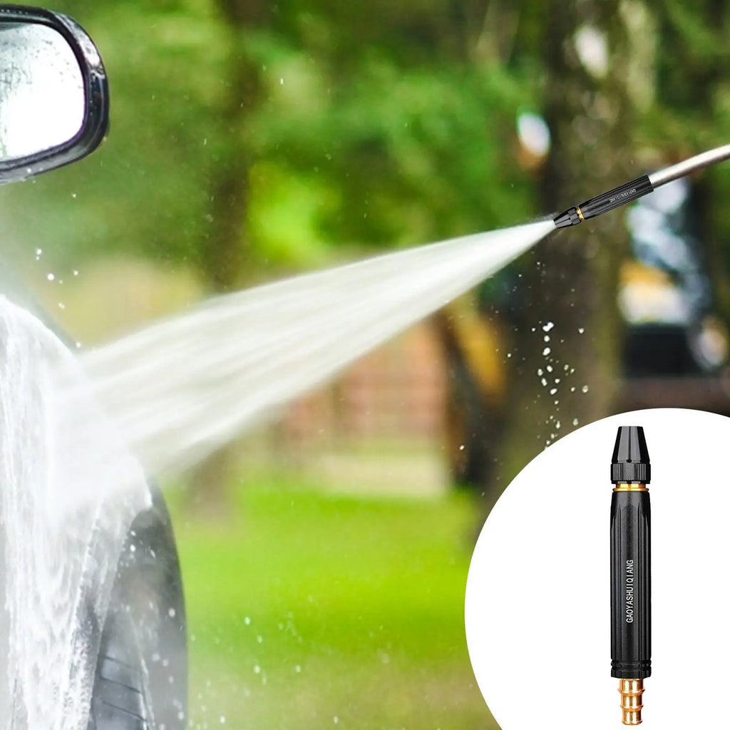 Pressure Washing Water Gun Adjustable Nipple Portable Direct Spray