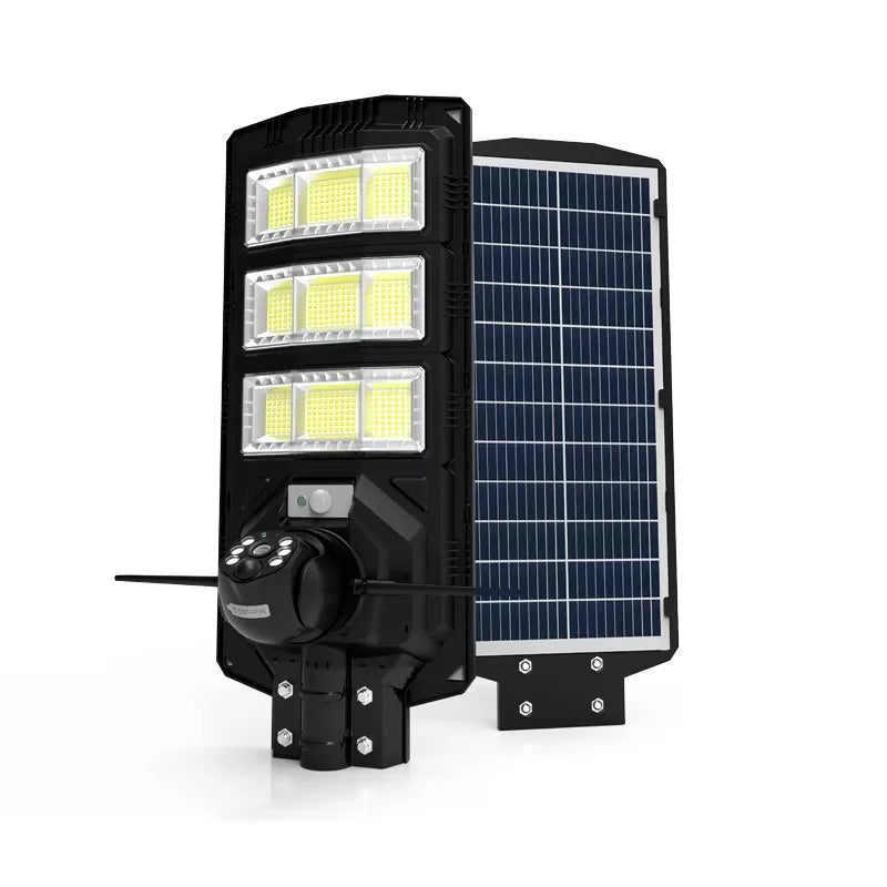 Solar Powered Security Street Light Wifi Camera Voice Warn 4MP V380 Zpaxo