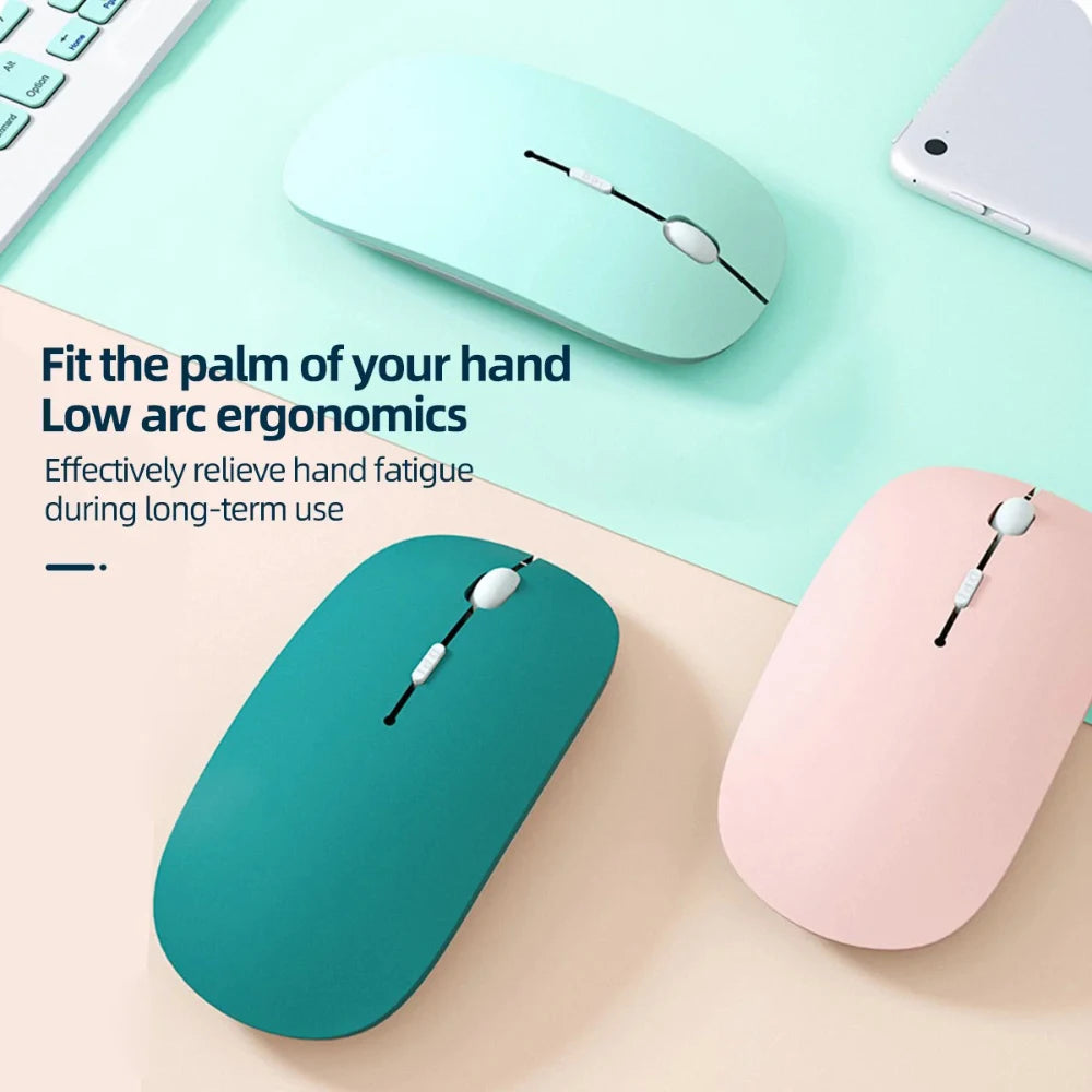 Wireless Bluetooth Mouse Gamer For MacBook iPad Laptop Computer Replaceable Battery Bluetooth Mouse Adjustable 800/1200/1600DPI Zpaxo