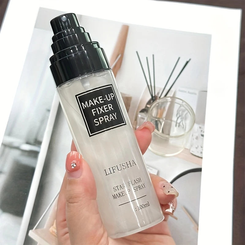 Makeup Setting Spray,Oil Control Lightweight Quicksand Setting Spray 100ml,Moisturizing Long Lasting For 16h Toner Set Makeup Zpaxo 100ml