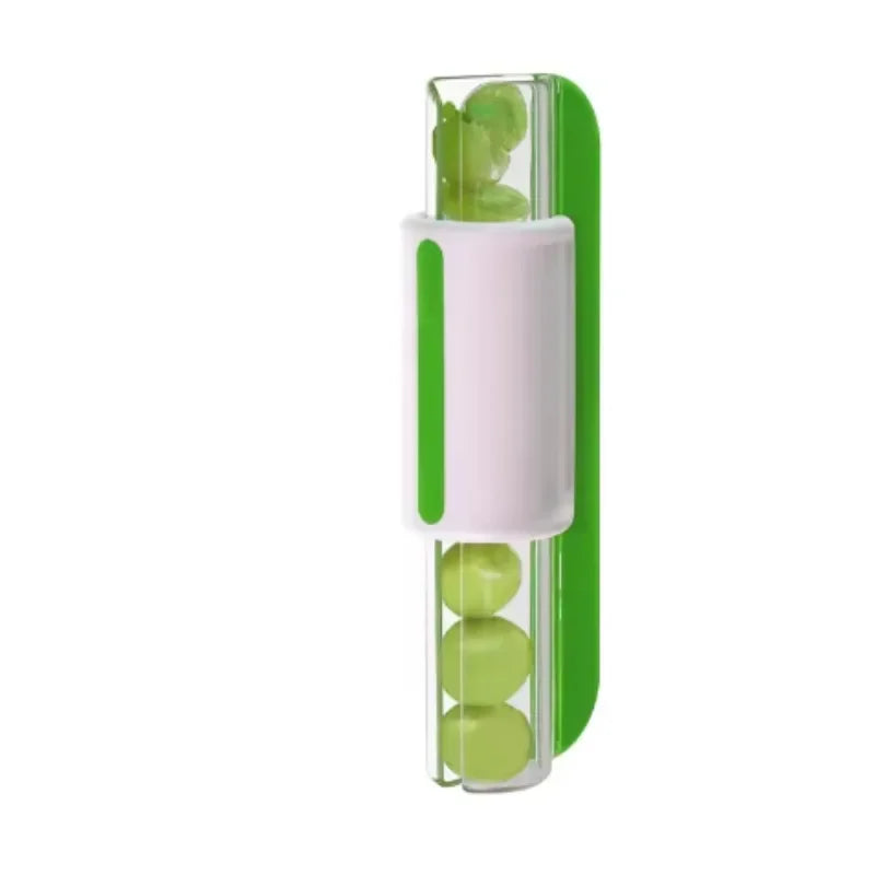 Grape & Tomato Slicer – Stainless Blade Fruit Cutter Tool Fruit Slicer Zpaxo Green