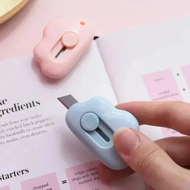 Kawaii Mini Cloud Utility Knife – Cute Paper Cutter & Craft Tool