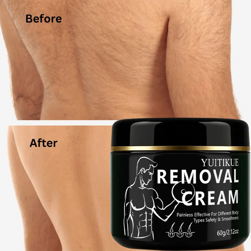 YUITIKUE Men's Hair Removal Cream – Mild & Painless Formula Hair Removal Cream Zpaxo