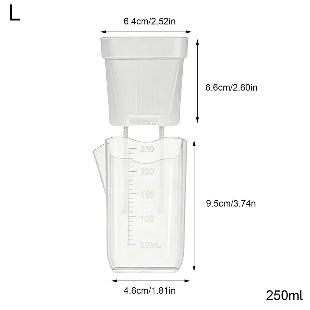 10 Indoor Plant Pot Transparent Self-watering Planter Small Zpaxo large 10pcs