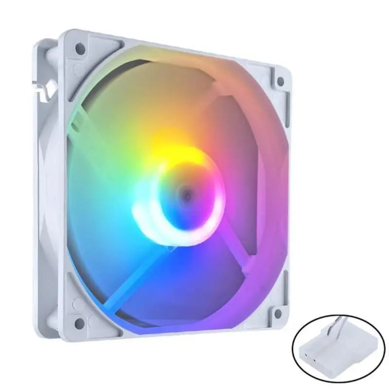 652F 4Pin Quiet Case Cooling Fan LED Lighting Optimized Design Zpaxo