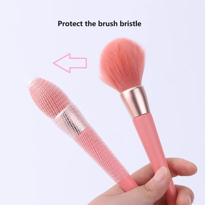 20 Makeup Brush Protective Mesh Cover Bristle Sleeve Bouquet