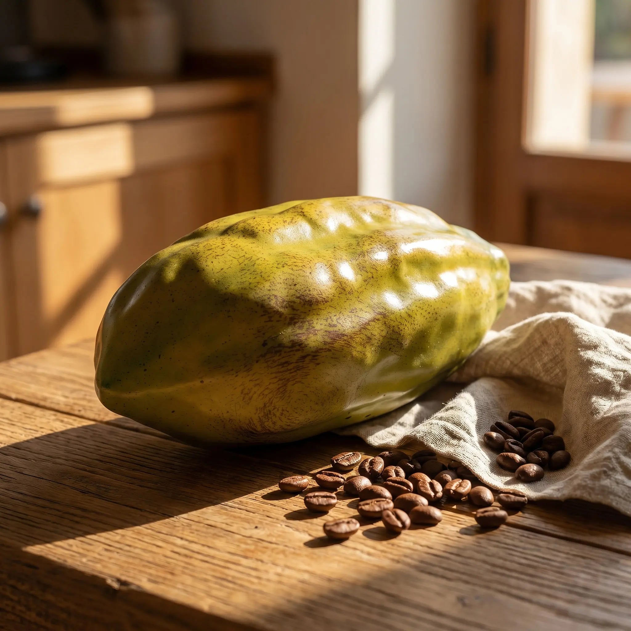 Artificial Coffee Fruit Lifelike Cocoa Beans Simulation Fake