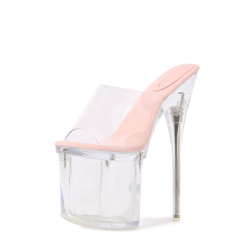 Fashion Crystal Car Model Nightclub Princess Extra Slim Heels Zpaxo S19-6 Pink 43 China Mainland