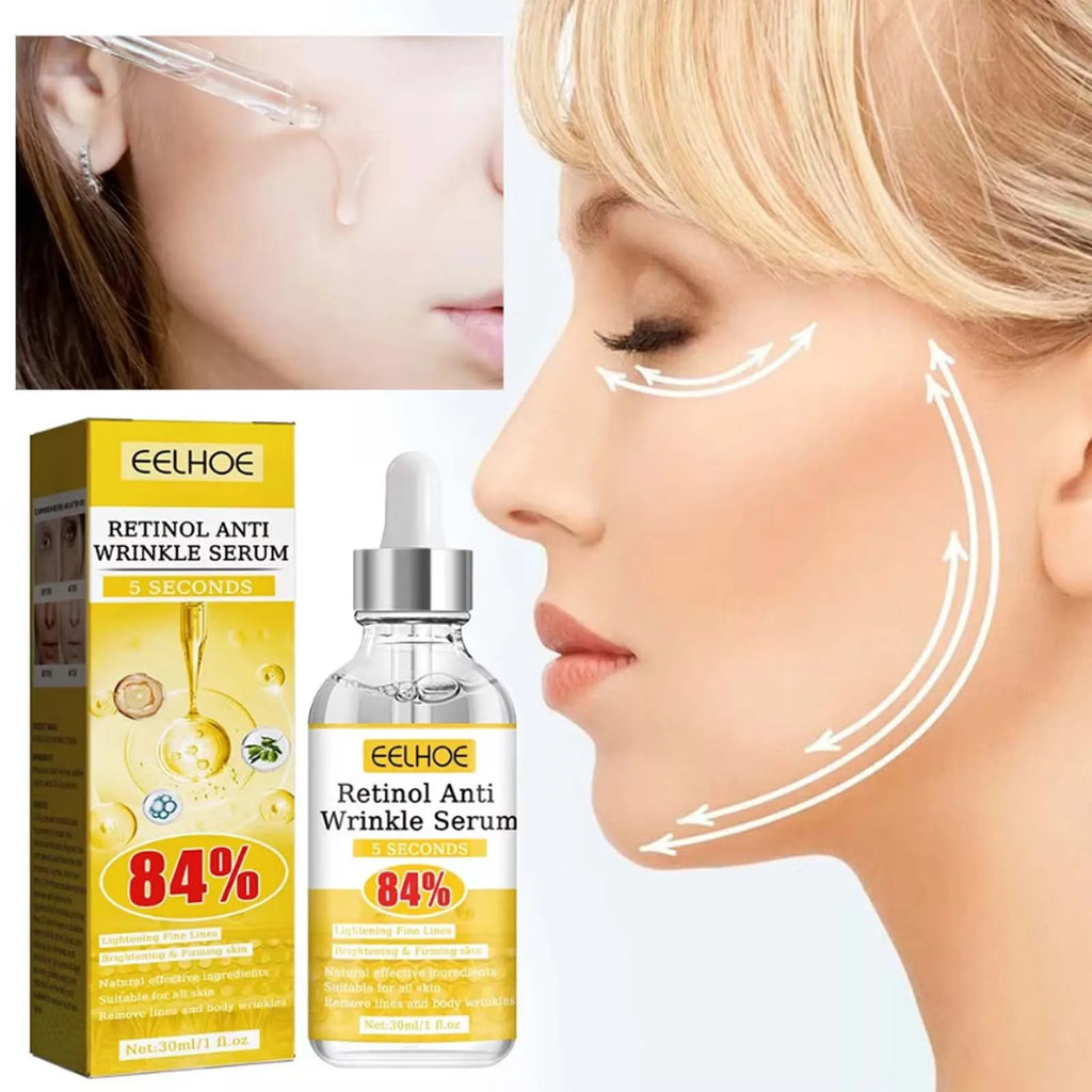 Retinol Anti-Wrinkle Serum Anti Aging Face Lifting Firming Fade Fine Lines Moisturizing Skin Care Hyaluronic Acid Facial Serum Zpaxo