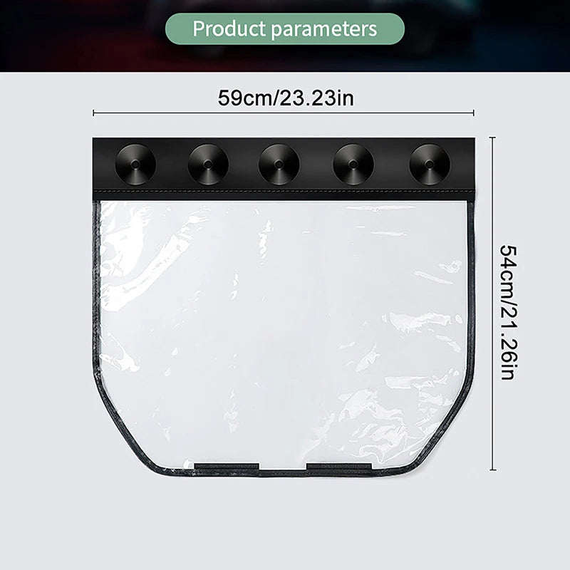 EV Charging Port Waterproof Cover – Suction Cup Rain & UV Cap