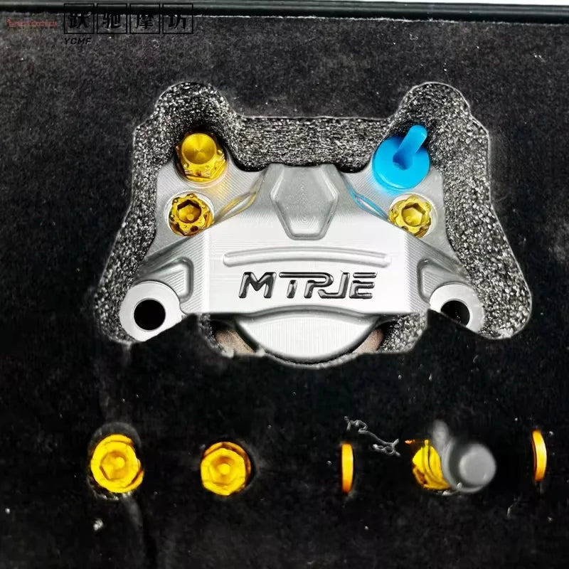 4-Piston CNC Disc Brake Caliper – Electric Motorcycle Upgrade