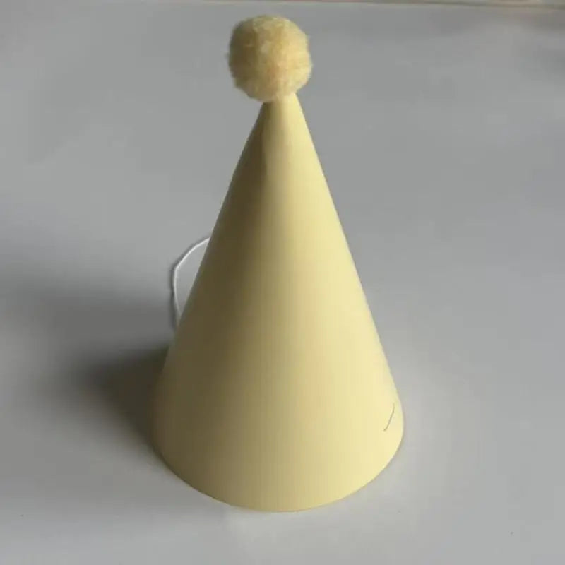 Assorted Pastel Color Paper Party Hat With Elegant Pompoms For Kids And Adults Zpaxo
