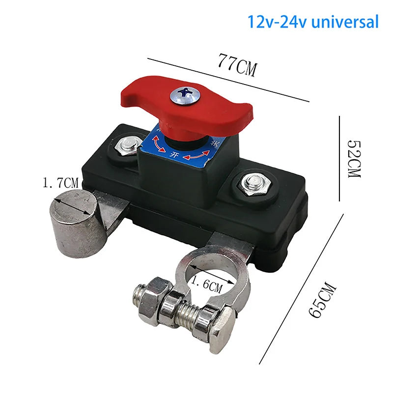 Efficient Battery Power Isolator Universal 12V 24V Car Disconnect Zpaxo