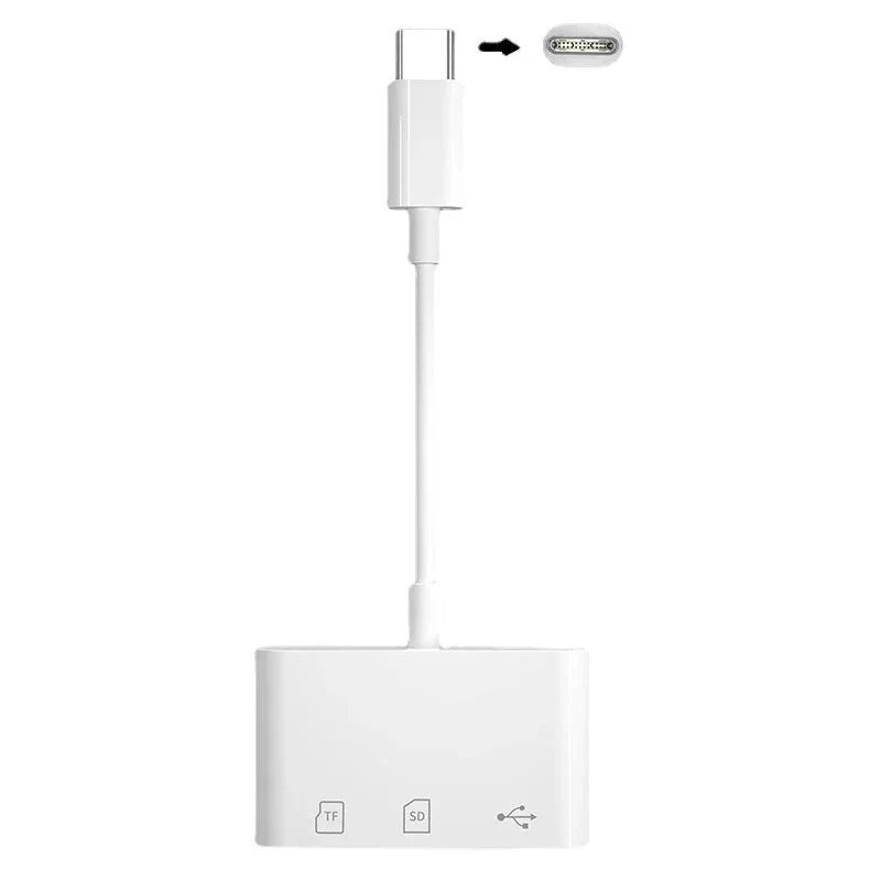 C SD Card Reader OTG USB Cable Mini TF Adapter Data Transfer Macbook Zpaxo