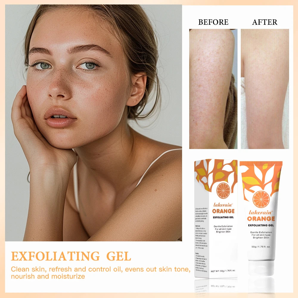Lakerain Exfoliating Gel – Brightening Face Scrub 50g Exfoliating Face Scrub Zpaxo